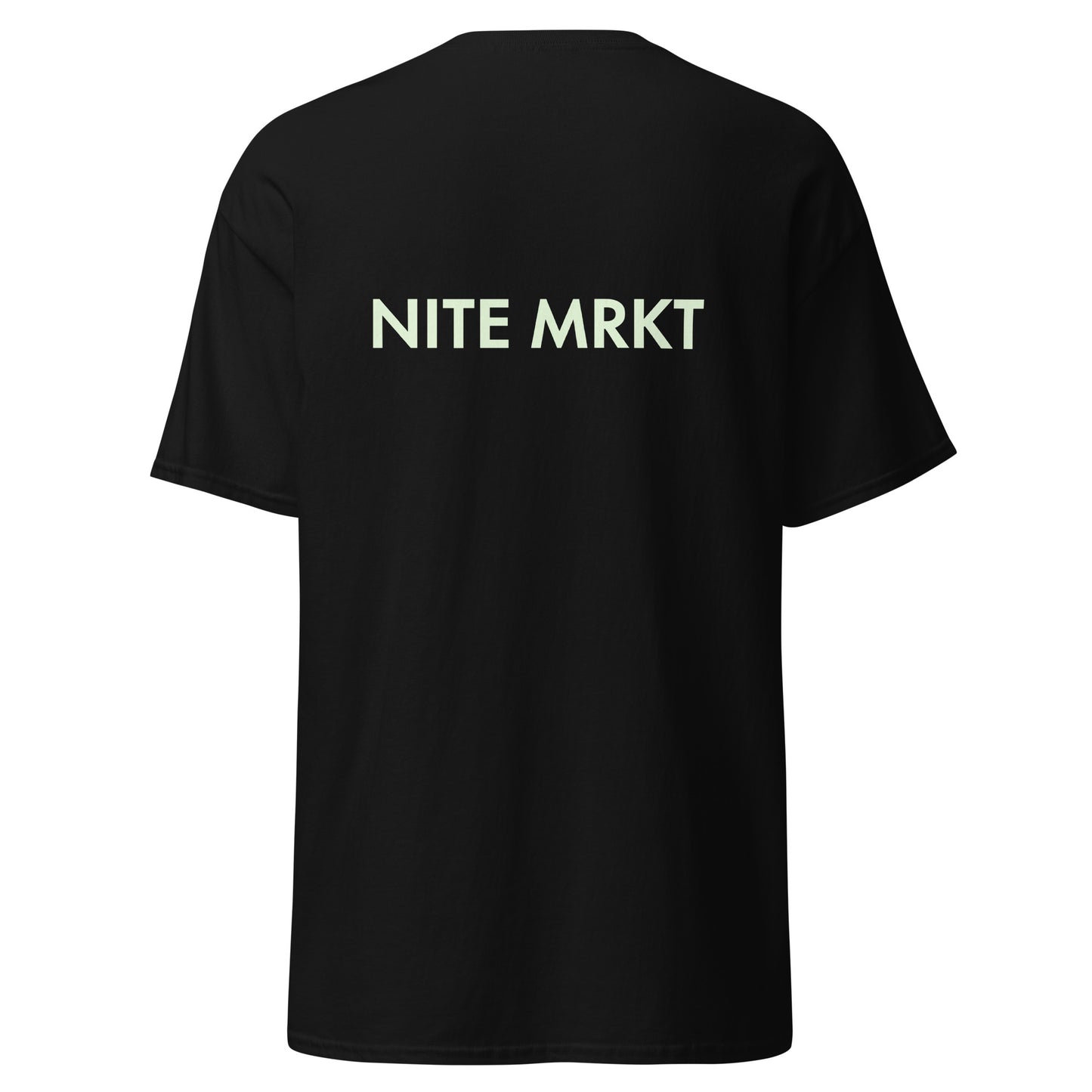 Nite Mrkt: Logo Unisex tee-shirt (runs slightly large for unisex)